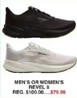 Dunham's Sports Brooks men's or women's revel 8 offer