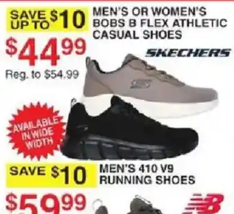 Dunham's Sports Skechers men's or women's bobs b flex athletic casual shoes offer