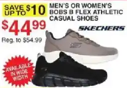 Dunham's Sports Skechers men's or women's bobs b flex athletic casual shoes offer