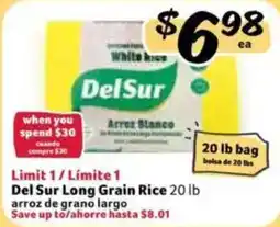 Fresco y Más Del Sur Long Grain Rice offer