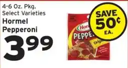 Hannaford Hormel pepperoni offer