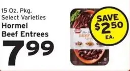 Hannaford Hormel beef entrees offer