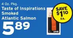 Hannaford Taste of Inspirations Smoked Atlantic Salmon offer