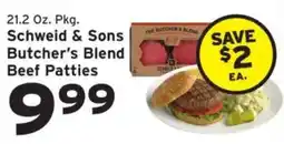 Hannaford Schweid & Sons Butcher's Blend Beef Patties offer