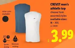 Lidl Crivit men's athletic top offer