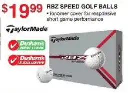 Dunham's Sports TaylorMade RBZ Speed Golf Balls offer