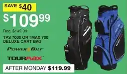 Dunham's Sports Power Bilt Tourmax Deluxe Cart Bag offer