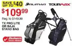 Dunham's Sports Orlimar Tourmax Tx Pro Lite Or Baja Stand Bag offer