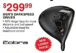Dunham's Sports Cobra men's darkspeed driver offer