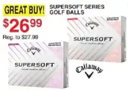 Dunham's Sports Callaway supersoft series golf balls offer