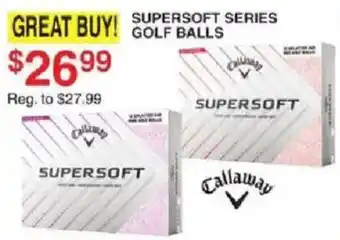 Dunham's Sports Callaway supersoft series golf balls offer
