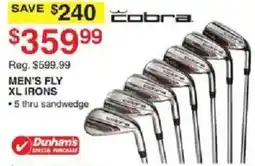 Dunham's Sports Cobra men's fly xl irons offer