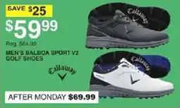 Dunham's Sports Callaway men's balboa sport V2 golf shoes offer