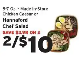 Hannaford Hannaford Chef Salad offer