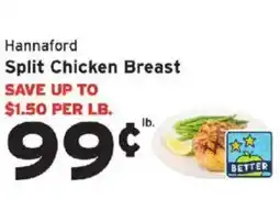 Hannaford Hannaford split chicken breast offer