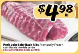 Fresco y Más Pork Loin Baby Back Ribs offer