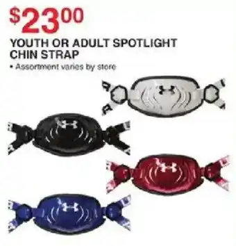 Dunham's Sports Under Armour youth or adult spotlight chin strap offer
