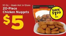 Hannaford Delta chicken nuggets offer