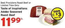 Hannaford Best Provisions Adobo Seasoned Roast Beef offer