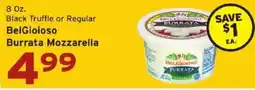 Hannaford BelGioioso burrata mozzarella offer