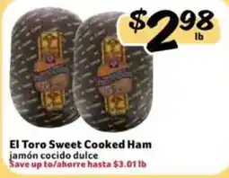 Fresco y Más El Toro sweet cooked ham offer