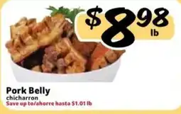Fresco y Más Pork Belly chicharron offer