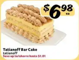 Fresco y Más Tatianoff Bar Cake offer