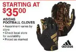 Dunham's Sports Adidas football gloves offer