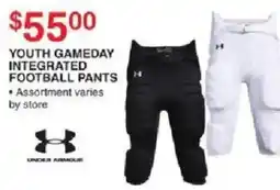 Dunham's Sports Under Armour Youth Gameday Integrated Football Pants offer