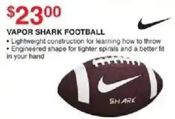 Dunham's Sports Nike Vapor Shark Football offer