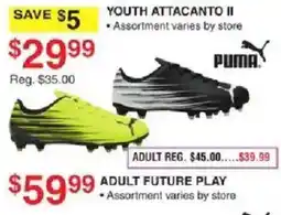 Dunham's Sports Puma youth attacanto ii offer
