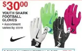 Dunham's Sports Nike Youth Shark Football Gloves offer