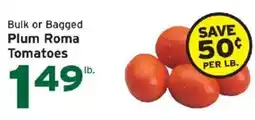 Hannaford Plum Roma Tomatoes offer