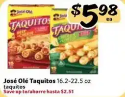 Fresco y Más Jose Ole Taquitos offer
