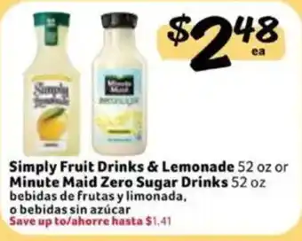 Fresco y Más Simply Fruit Drinks & Lemonade offer