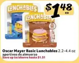 Fresco y Más Oscar Mayer Basic Lunchables offer