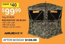 Dunham's Sports Muddy encounter 150 blind offer