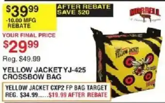Dunham's Sports Yellow Jacket YJ-425 Crossbow Bag offer
