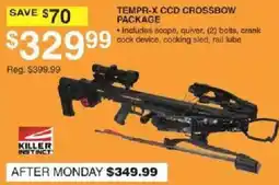 Dunham's Sports Killer Instinct Temper-x Ccd Crossbow Package offer