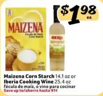 Fresco y Más Maizena Corn Starch or Iberia Cooking Wine offer