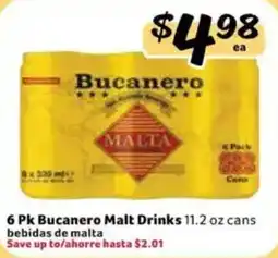 Fresco y Más Bucanero Malt Drinks offer