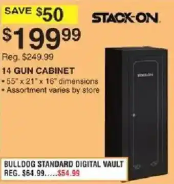 Dunham's Sports Stack-On 14 gun cabinet offer