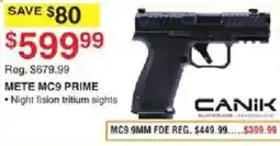Dunham's Sports Canik Mete Mc9 Prime offer