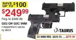 Dunham's Sports Taurus Gx2 Or G3c 9mm offer