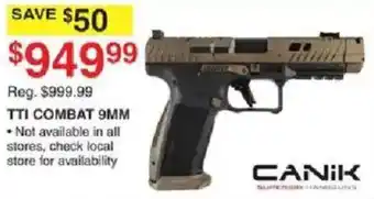Dunham's Sports Canik Tti Combat 9Mm offer