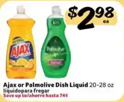Fresco y Más Ajax or Palmolive Dish Liquid offer