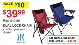 Dunham's Sports Hygene dual lock chair offer