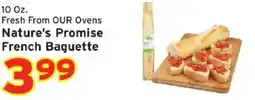 Hannaford Nature's Promise French Baguette offer
