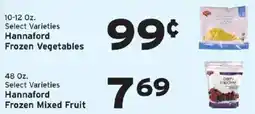 Hannaford Hannaford frozen vegetables offer