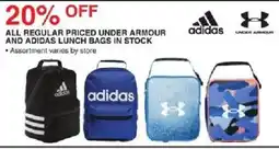 Dunham's Sports All Regular Priced Under Armour and Adidas Lunch Bags offer